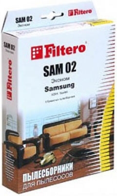 Пылесборник FILTERO SAM 02 (4) Эконом для пылесосов Samsung