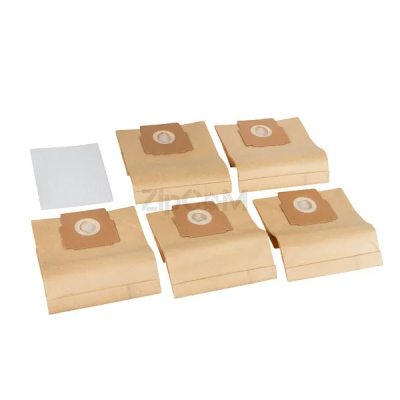 Набор мешков бумажных (5шт) 5803P + фильтр мотора 900196200 для пылесосов Menalux