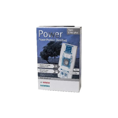 Набор мешков микроволокно (5шт) Type G ALL plus + фильтр BBZ51FGALL для пылесоса Bosch, Siemens 00577549
