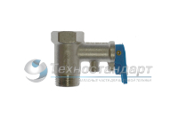 Клапан для водонагревателя, предохранительный, 1/2, с ручкой, 8 бар, 0.8 МПа