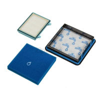 Комплект фильтров (HEPA + поролоновый) + выходной HEPA для пылесоса Philips FC8010/02