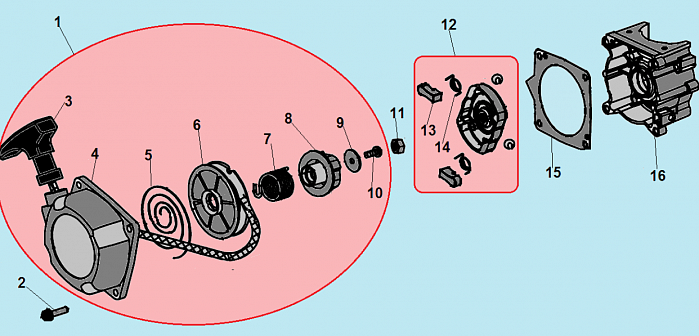 4 СТАРТЕР  ТРИММЕР CHAMPION Т333